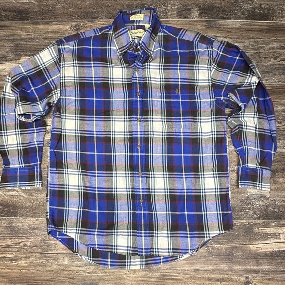 St. John's Bay Other - Vintage St John’s Bay Plaid Button Down Shirt Made in USA Medium GUC